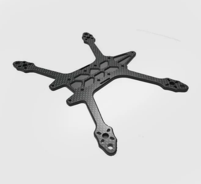CNC machined carbon fiber drone frame