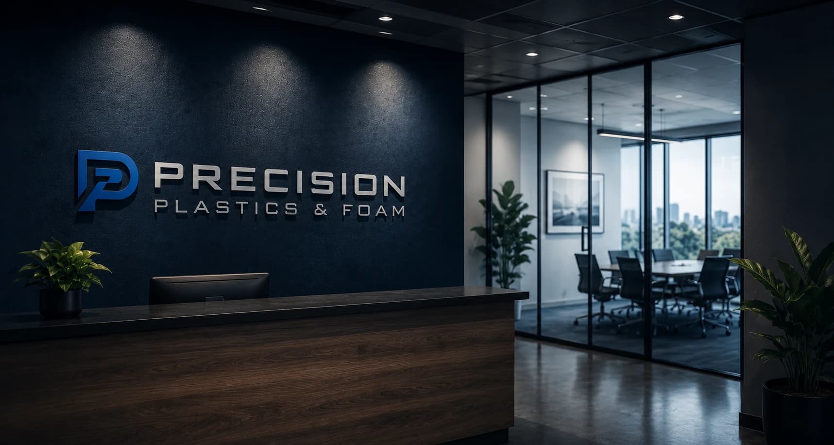 Precision Plastics & Foam reception and office