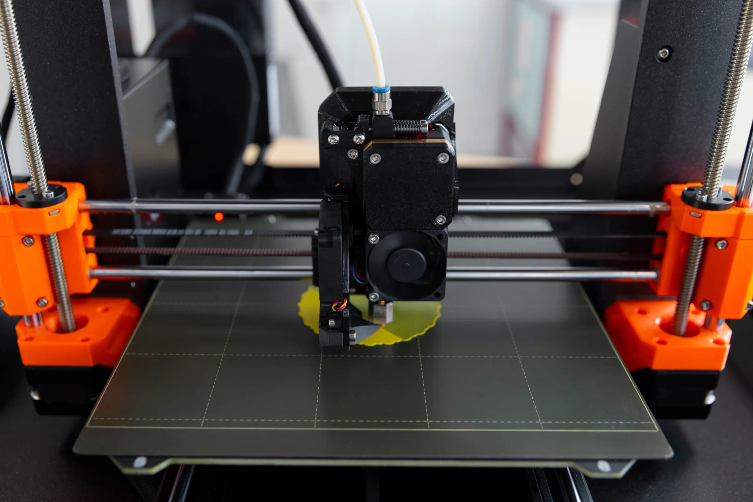 3D printer head producing a functional prototype component