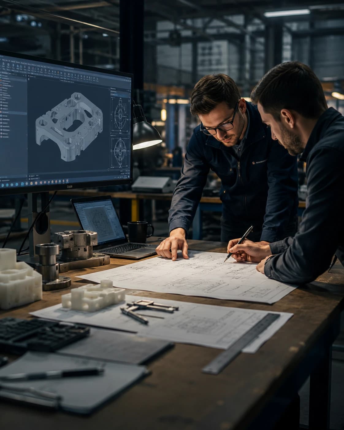 Engineering planning and precision review for medical device manufacturing